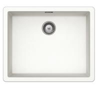 SCHOCK Lavello Brooklyn N100L Bianco Assoluto, Linea Brooklyn, 56X46 cm, Cristalite Plus - BYKN100LA01