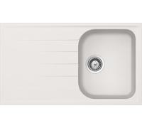 SCHOCK - Lavello Cucina Lithos D100 1 Vasca con Gocciolatoio, 860x500mm