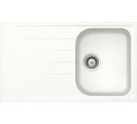 SCHOCK - Lavello Cucina Lithos D100 1 Vasca con Gocciolatoio, 860x500mm