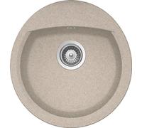SCHOCK | Lavello Cucina Nemo R100 1 Vasca Ovale, Materiale Cristalite®, Avena, 490x470mm