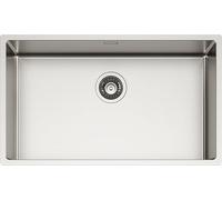 SCHOCK | Lavello Cucina NEW TECHNICK N100 XL Acciaio Inox 304, 740X440, interno vasca 700x400, Lavello 1 Vasca Acciao Inox Spazzolato, Abbinabile a Miscelatori, Piani Cottura, Forni