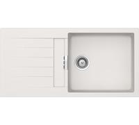 SCHOCK | Lavello Cucina Primus D100L 1 Vasca Larga con Gocciolatoio, Vasca Reversibile, Materiale Cristalite®, Colore New Alumina, 1000x500mm