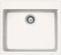 SCHOCK | Lavello Cucina Vero N100 1 Vasca, Materiale ®Cristadur, Bianco Puro, 600x530mm