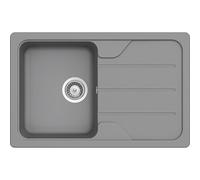 SCHOCK Lavello da cucina 78 x 50 cm Formhaus D-100S Croma - CRISTALITE lavello in granito a partire da 45 cm di larghezza