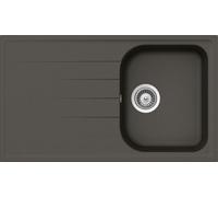 SCHOCK Lavello Lithos D100 Asphalt, Linea Lithos, 86X50 cm, Cristalite Plus - LITD100A43N