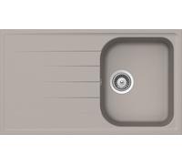 Schock Lithos D100 LITD100A42N - Lavello una vasca con gocciolatoio Grigio Tortora Disponibilita' immediata