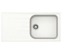 SCHOCK Lavello Lithos D100L Bianco Assoluto, Linea Lithos, 100X50 cm, Cristalite Plus - LITD100LA01N