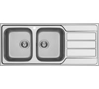 SCHOCK Lavello Master D200, 116X50 cm, Sopratop, Vasca Sx, Acciaio Inox - MASTD200SX