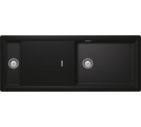 Schock Lavello una vasca con vaschetta e banco di lavoro PREPSTATION D150 PRPD150A75 finitura nero opaco da 114x46 cm