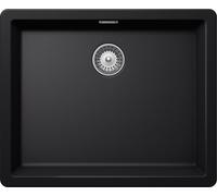 Schock Lavello una vasca GALAXY N100LU GALN100LU84 finitura nero puro da 53x43 cm