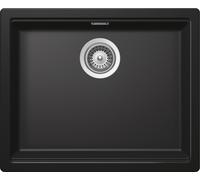 Schock Lavello una vasca KIRUNA N100L KIRN100LA75 finitura nero opaco da 55.6x45.6 cm