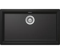 Schock Lavello una vasca KIRUNA N100XLU KIRN100XLU75 finitura nero opaco da 73.8x43.8 cm