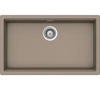 Schock Lavello una vasca KIRUNA N100XLU KIRN100XLU76 finitura tortora opaco da 73.8x43.8 cm