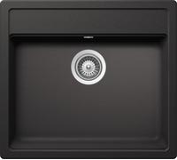 Schock Lavello cucina Nemo N100 NEMN100013 1 vasca Cristalite® Nero Assoluto ruvido opaco 570x510mm