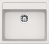 Schock Lavello una vasca NEMO N100 NEMN100016 finitura new alumina da 57x51 cm