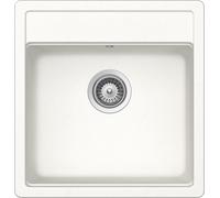 Schock Lavello una vasca NEMO N100S NEMN100S01 finitura bianco assoluto da 49x51 cm