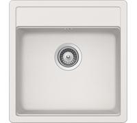 Schock Lavello una vasca NEMO N100S NEMN100S16 finitura new alumina da 49x51 cm