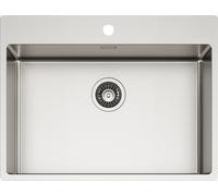 Schock Lavello una vasca NEW TECHNICK PLUS N100 2L TECPN1002L finitura inox spazzolato da 70x51 cm