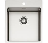 Schock Lavello una vasca NEW TECHNICK PLUS N100 TECPN100 finitura inox spazzolato da 45x51 cm