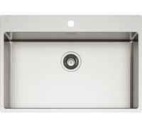 Schock Lavello una vasca NEW TECHNICK PLUS N100 XL TECPN100XL finitura inox spazzolato da 75x51 cm
