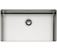 Schock Lavello una vasca NEW TECHNICK SLIM N100 XL TECN100XLS finitura inox spazzolato da 71.6x41.6 cm