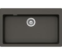 Schock Lavello una vasca PRIMUS N100XL PRIN100AP43 finitura asphalt da 79x50 cm