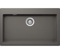 Schock Lavello una vasca SIGNUS N100XL SIGN100A91 finitura silverstone da 79x50 cm