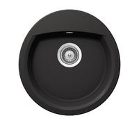Schock Manhattan lavello da cucina, MANR100UGNE, R-100 U Manhattan nero [Lavelli da Cucina > per Base Sottolavello a partire da 45 cm]