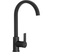 SCHOCK | Miscelatore Aquacube Monocomando con Canna Alta Squadrata Curvata, Colore Antracite, h330