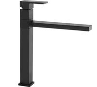SCHOCK - Miscelatore Aquaframe a Canna Alta Quadrata, Colore Nero Puro
