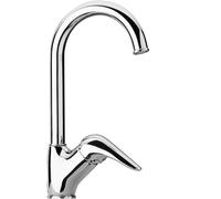 SCHOCK | Miscelatore Aquamax Monocomando Canna Alta con Bocca Orientabile, Cromato, h337