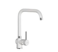 SCHOCK | Miscelatore Aquatime Monocomando con Canna a Ponte, Colore Bianco Assoluto, h332mm
