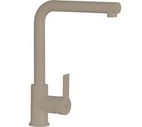 SCHOCK | Miscelatore Aquatown Doccia Monocomando con Canna Alta a Ponte e Doccetta Estraibile, Colore TWILIGHT Tortora Opaco, h320