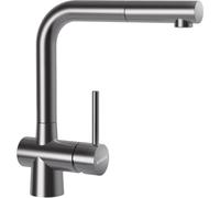 Schock Miscelatore monocomando con doccetta LAIOS CON DOCCIA 517120EDM finitura acciaio inox massiccio