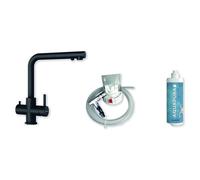 Schock Miscelatore lavello doppio comando acqua filtrata AQUAPURA Nero SXPUR3BK