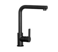 SCHOCK|Miscelatore Cucina AQUATOWN WATER SAVING,Rubinetto Monocomando Canna Alta a Ponte, Saving Apertura 90°,Erogazione 6 lt/minuto, Ottone smaltato Nero Opaco, Abbinabile ai lavelli, Made In italy.