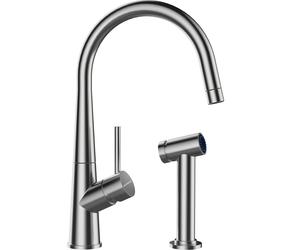 Schock Miscelatore monocomando con doccia separata CONOS PRO 528006EDM finitura acciaio inox massiccio