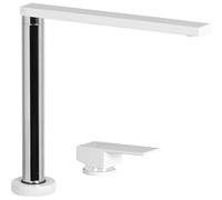 SCHOCK | Miscelatore New Aqualift a Scomparsa, Comando Separato, Ideale come Sottofinestra, Colore Bianco Puro, h210
