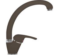 SCHOCK | Miscelatore Omega Alto Monocomando 45° Canna Conica, Colore Mocha, h250