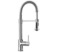 SCHOCK Miscelatore Professional Aquasoft Small con Doccetta Orientabile, Cromato - SXSOFTS80 -