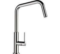 SCHOCK | Miscelatore Tanos Monocomando con Canna Alta a Ponte, Inox Ottico, h379mm