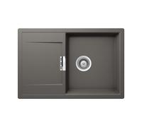 Schock Mono lavello da cucina, MOND100FBSIL, D-100 FB Mono silverstone [Lavelli da Cucina > per Base Sottolavello a partire da 50 cm]