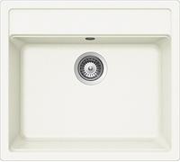 Schock Nemo N100007 Lavello, Cristalite Plus, Bianco Alpina, 57x51x18 cm