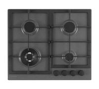 Piano Cottura A Gas Laccato Asphalt Da 60 Cm 4 Fuochi Griglie STR64TH43 Potenza 3800W Colore Bianco