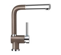 Schock Piega rubinetto da cucina, estraibile, orientabile, 547121BRO, Piega bronzo [Rubinetteria da Cucina > Rubinetti da Cucina]