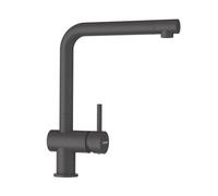 SCHOCK Rubinetto da cucina Epos Stone - rubinetto grigio ad alta pressione con beccuccio fisso e connettori standard