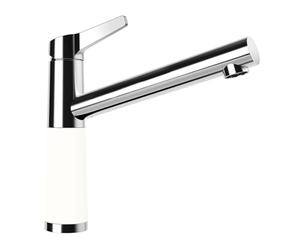 SCHOCK Rubinetto da cucina SC-510 Day - Rubinetto ad alta pressione CRISTADUR con beccuccio fisso e attacchi standard