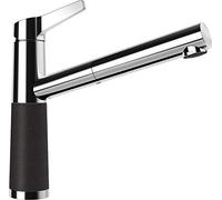 SCHOCK Rubinetto da cucina SC-510 Onyx - Rubinetto a bassa pressione CRISTADUR con doccetta estraibile e connettori standard