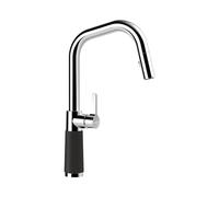 SCHOCK Rubinetto da cucina SC-530 Onyx - Rubinetto ad alta pressione CRISTALITE con tubo flessibile estraibile e connettori standard