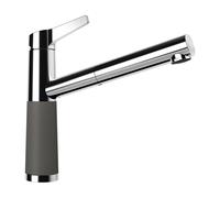 Schock SC-510 rubinetto da cucina, estraibile, orientabile, 554123SIL, SC-510 silverstone [Rubinetti da Cucina]